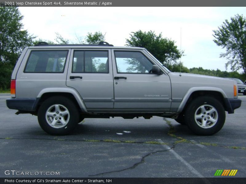 Silverstone Metallic / Agate 2001 Jeep Cherokee Sport 4x4