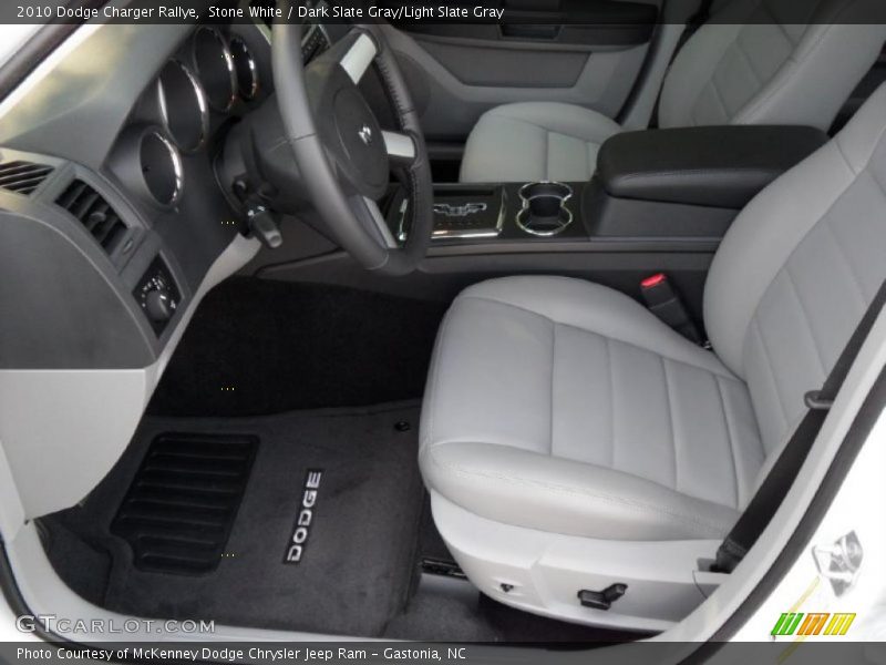 Stone White / Dark Slate Gray/Light Slate Gray 2010 Dodge Charger Rallye