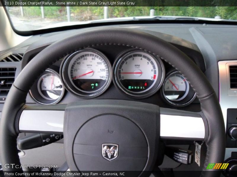 Stone White / Dark Slate Gray/Light Slate Gray 2010 Dodge Charger Rallye