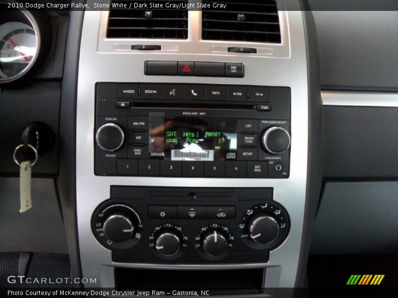 Stone White / Dark Slate Gray/Light Slate Gray 2010 Dodge Charger Rallye