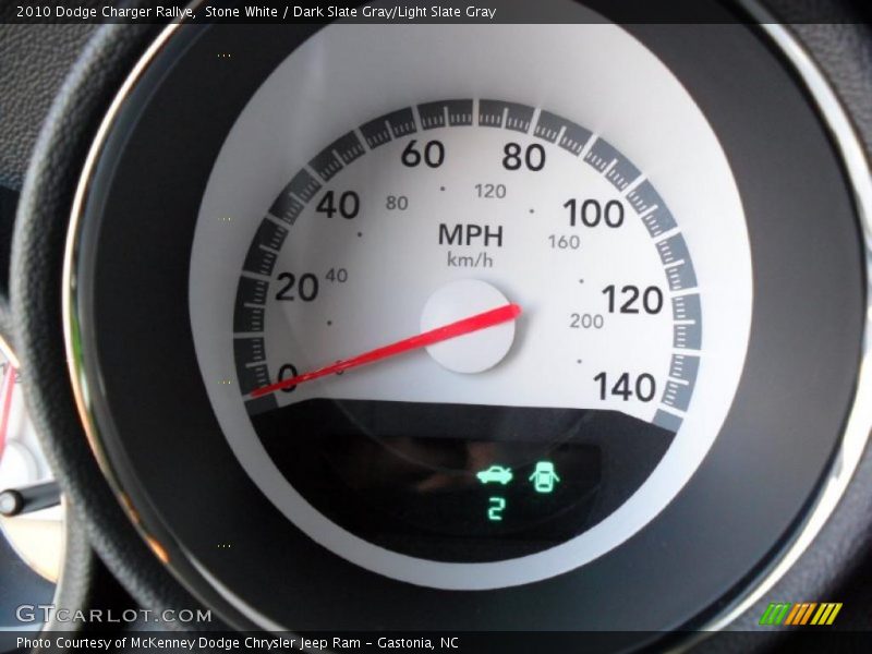 Stone White / Dark Slate Gray/Light Slate Gray 2010 Dodge Charger Rallye