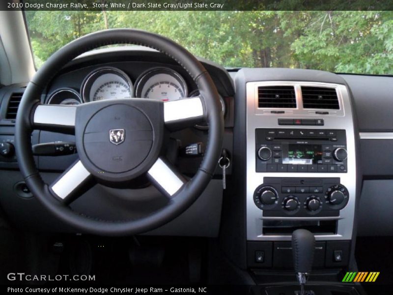 Stone White / Dark Slate Gray/Light Slate Gray 2010 Dodge Charger Rallye