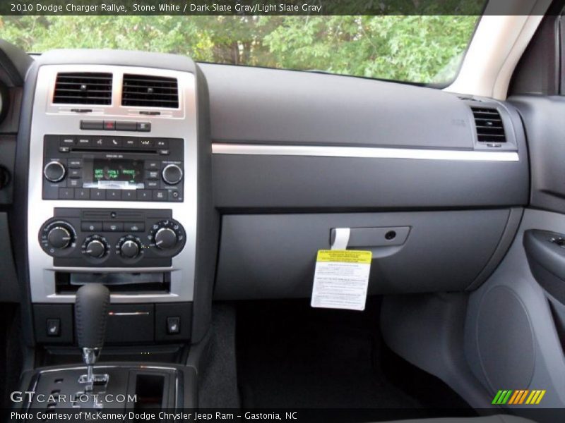 Stone White / Dark Slate Gray/Light Slate Gray 2010 Dodge Charger Rallye