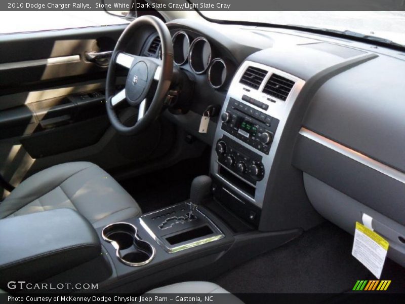 Stone White / Dark Slate Gray/Light Slate Gray 2010 Dodge Charger Rallye