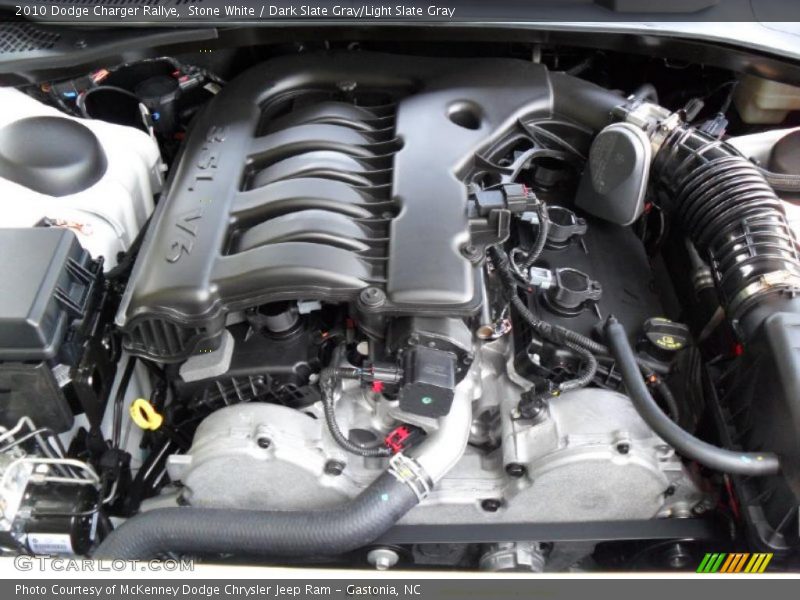 Stone White / Dark Slate Gray/Light Slate Gray 2010 Dodge Charger Rallye