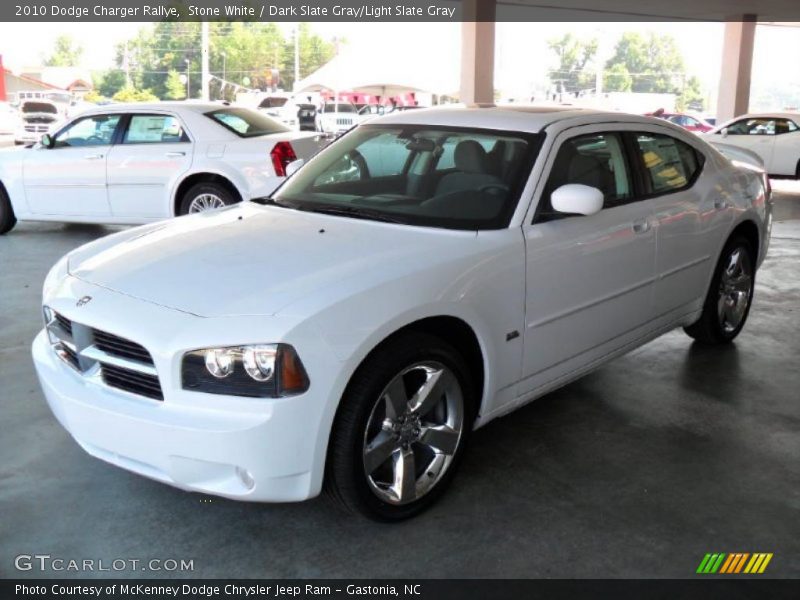 Stone White / Dark Slate Gray/Light Slate Gray 2010 Dodge Charger Rallye