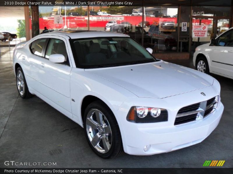 Stone White / Dark Slate Gray/Light Slate Gray 2010 Dodge Charger Rallye