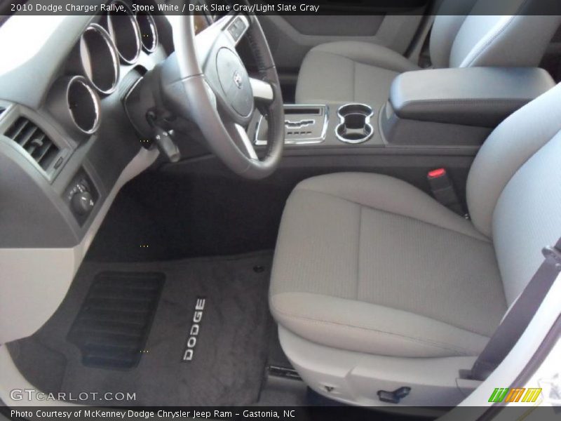 Stone White / Dark Slate Gray/Light Slate Gray 2010 Dodge Charger Rallye