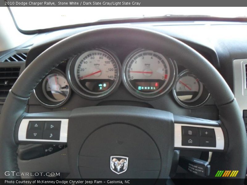 Stone White / Dark Slate Gray/Light Slate Gray 2010 Dodge Charger Rallye