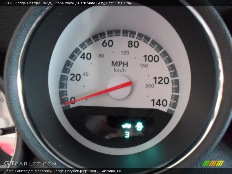 Stone White / Dark Slate Gray/Light Slate Gray 2010 Dodge Charger Rallye