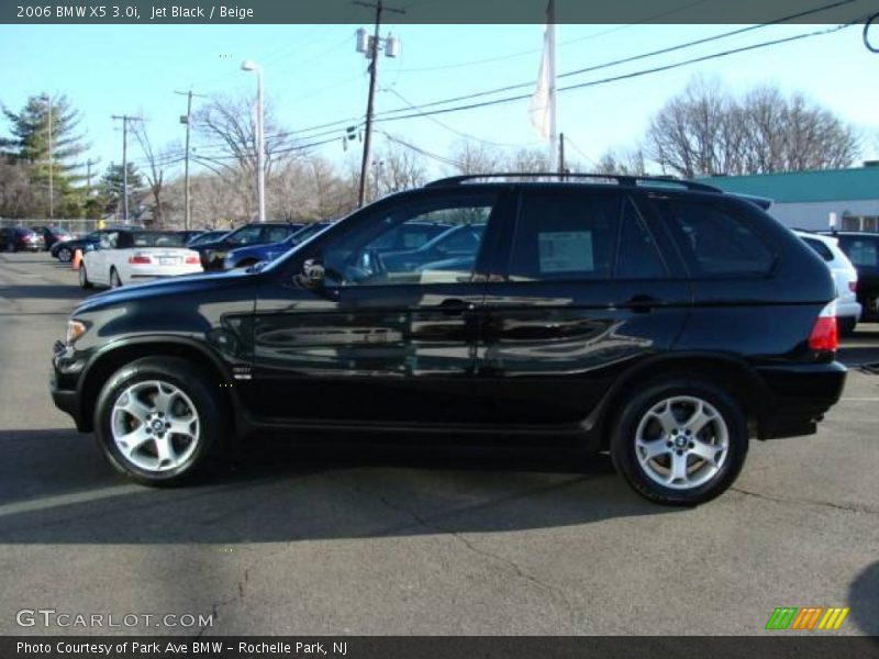 Jet Black / Beige 2006 BMW X5 3.0i