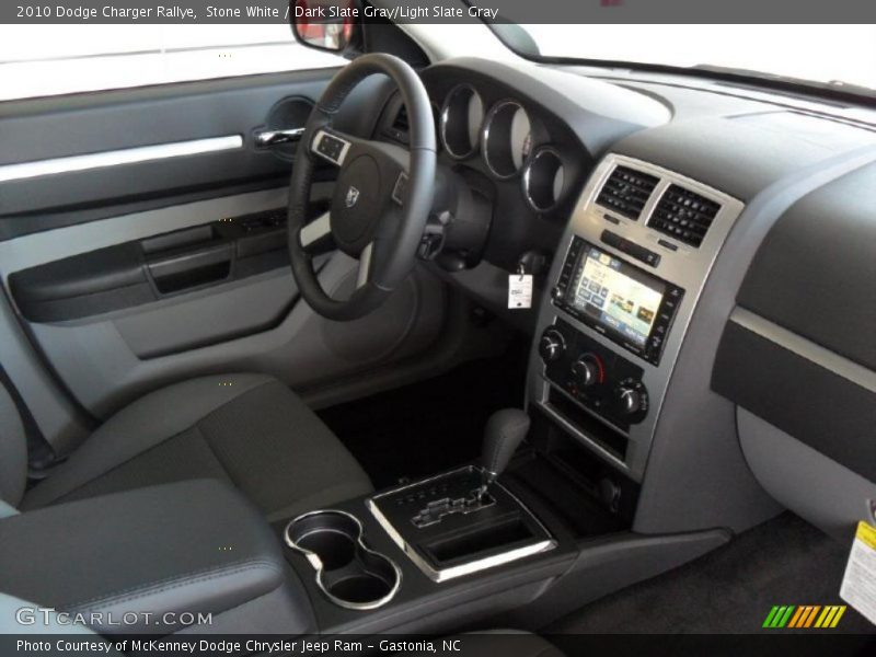 Stone White / Dark Slate Gray/Light Slate Gray 2010 Dodge Charger Rallye