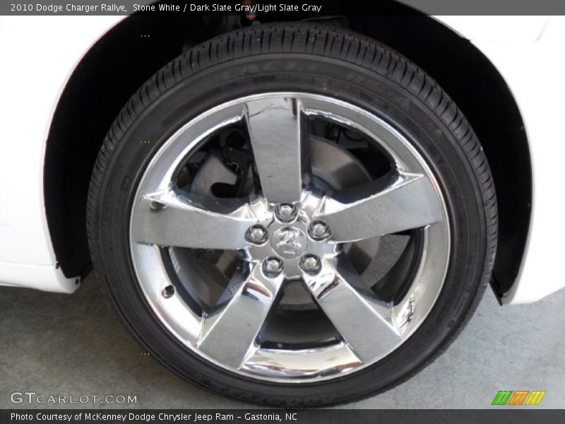 Stone White / Dark Slate Gray/Light Slate Gray 2010 Dodge Charger Rallye