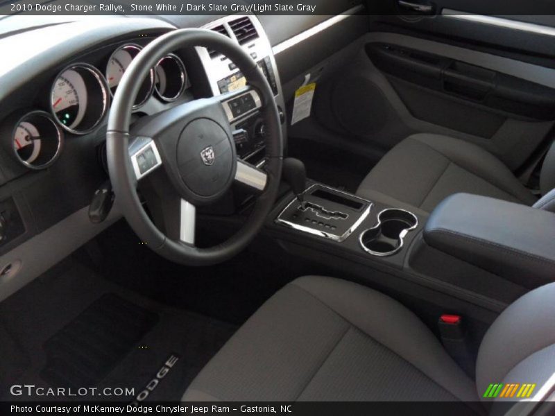 Stone White / Dark Slate Gray/Light Slate Gray 2010 Dodge Charger Rallye