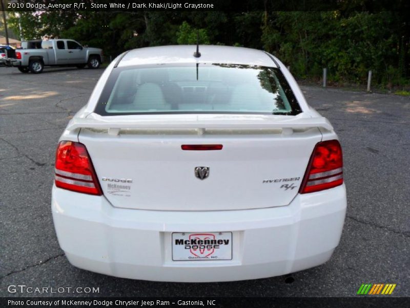 Stone White / Dark Khaki/Light Graystone 2010 Dodge Avenger R/T