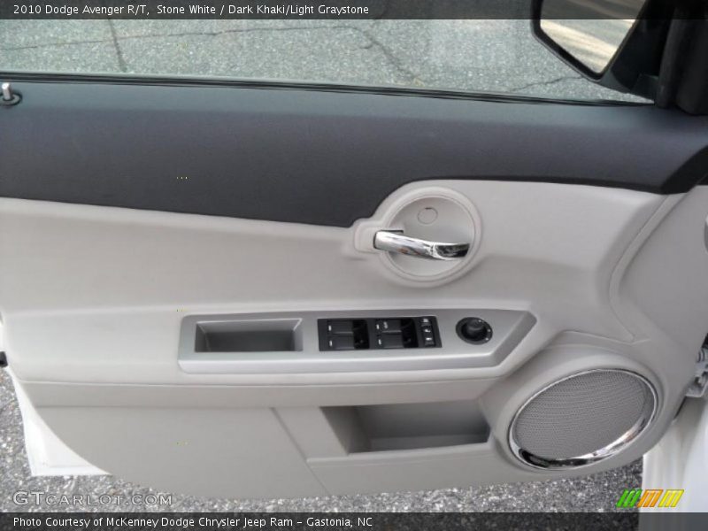 Stone White / Dark Khaki/Light Graystone 2010 Dodge Avenger R/T