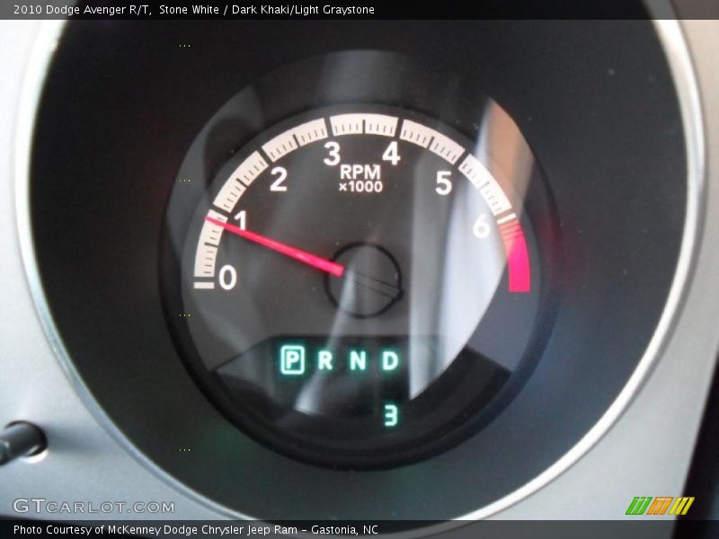 Stone White / Dark Khaki/Light Graystone 2010 Dodge Avenger R/T