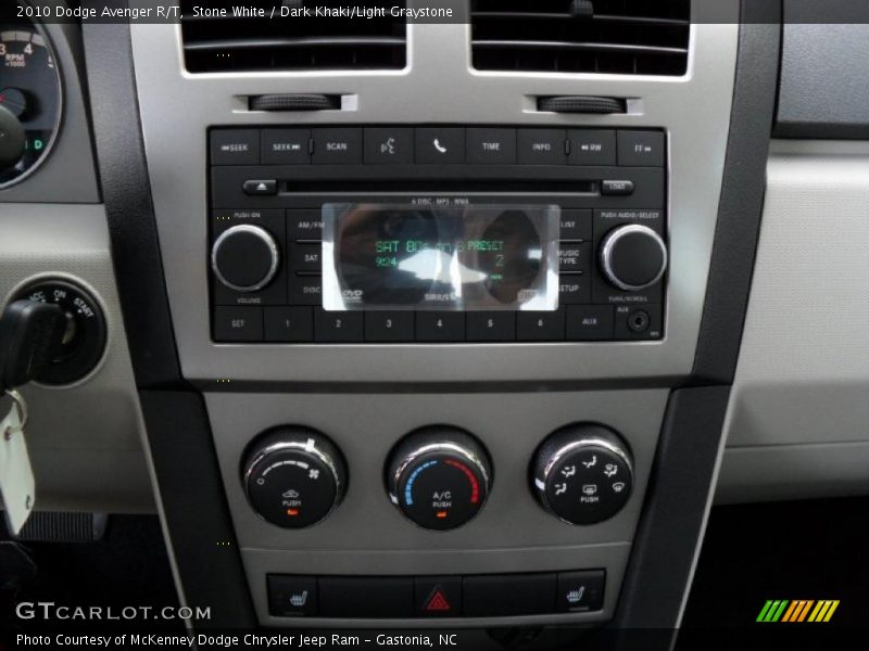 Stone White / Dark Khaki/Light Graystone 2010 Dodge Avenger R/T