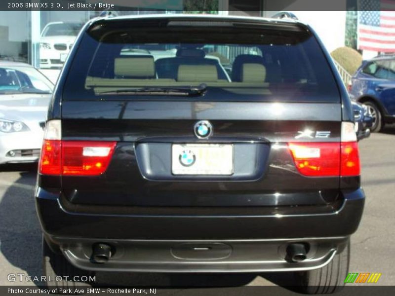 Jet Black / Beige 2006 BMW X5 3.0i