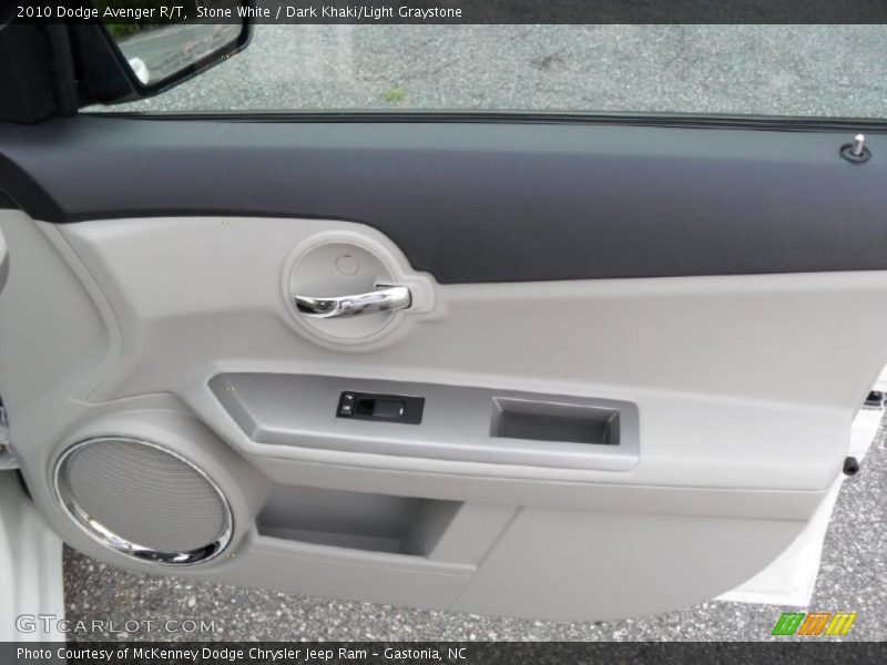 Stone White / Dark Khaki/Light Graystone 2010 Dodge Avenger R/T
