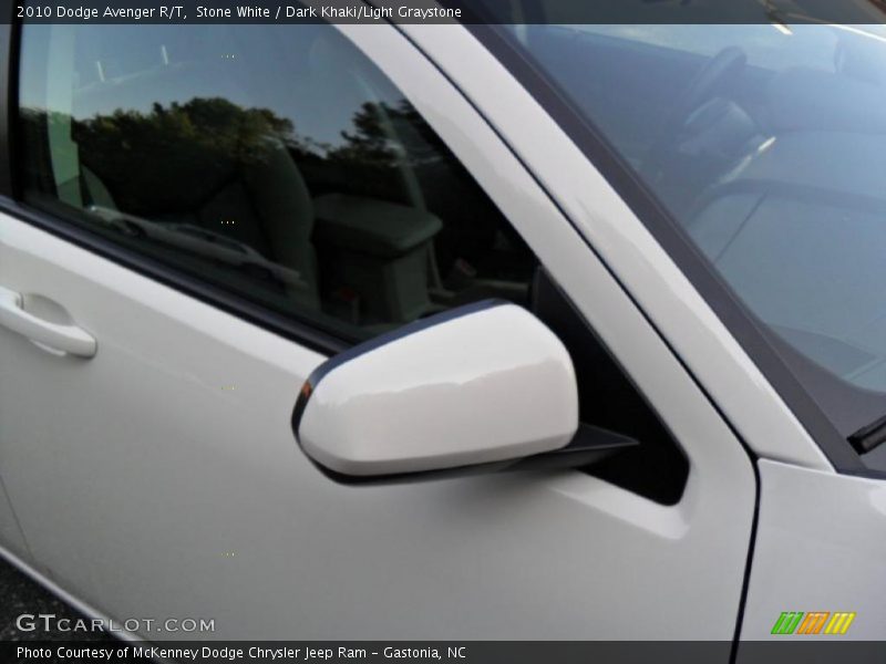 Stone White / Dark Khaki/Light Graystone 2010 Dodge Avenger R/T