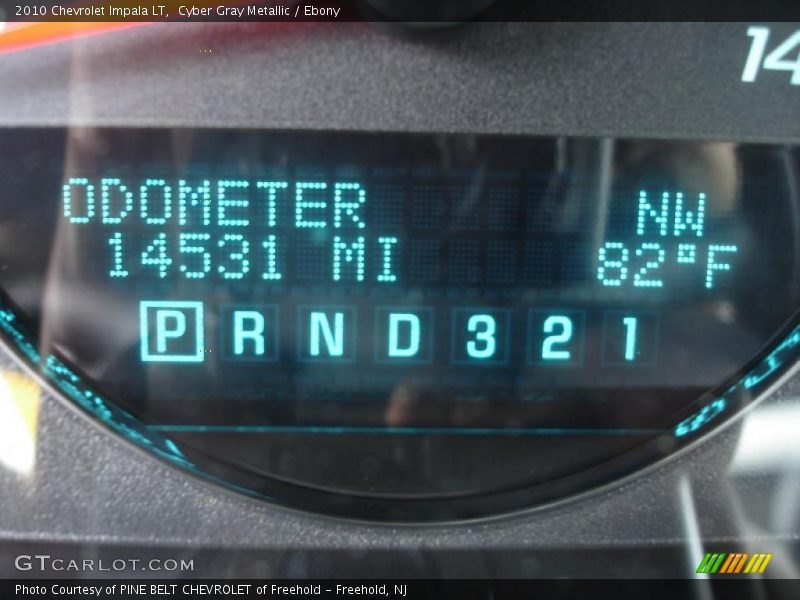 Cyber Gray Metallic / Ebony 2010 Chevrolet Impala LT