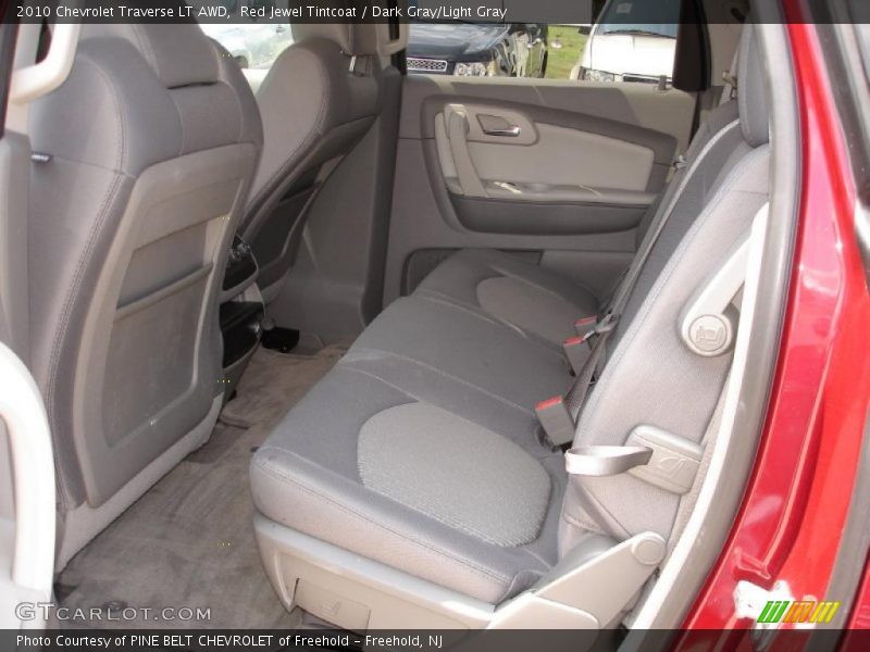 Red Jewel Tintcoat / Dark Gray/Light Gray 2010 Chevrolet Traverse LT AWD