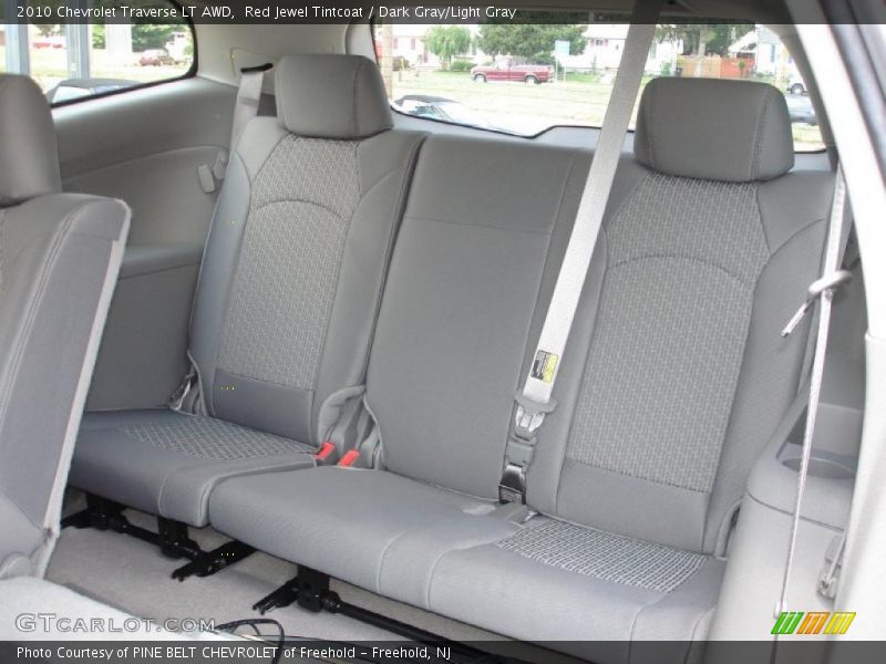 Red Jewel Tintcoat / Dark Gray/Light Gray 2010 Chevrolet Traverse LT AWD