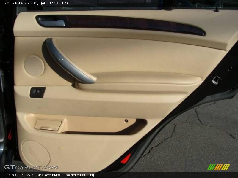Jet Black / Beige 2006 BMW X5 3.0i