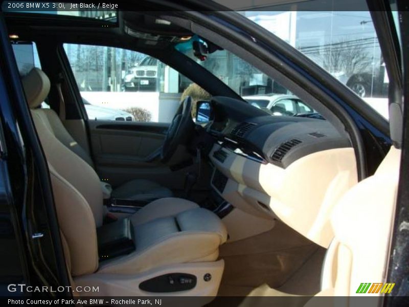 Jet Black / Beige 2006 BMW X5 3.0i