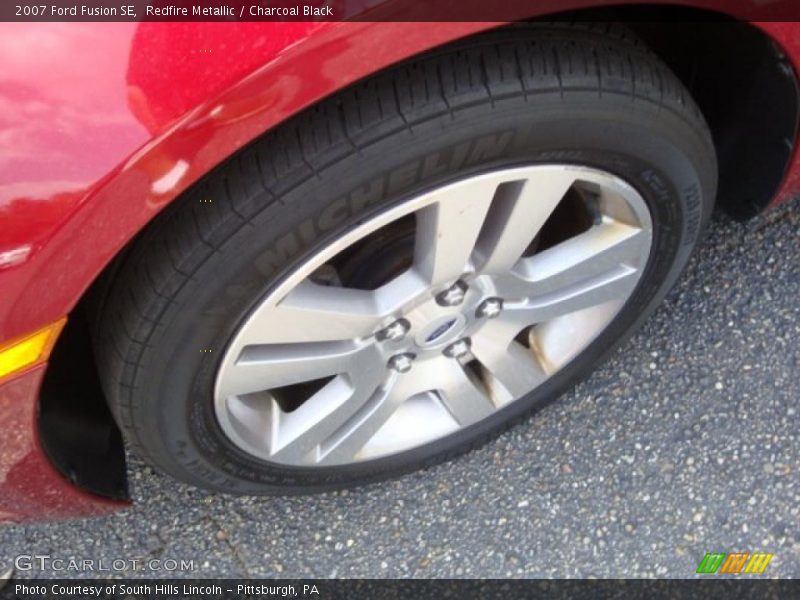 Redfire Metallic / Charcoal Black 2007 Ford Fusion SE