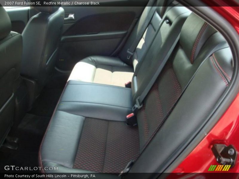 Redfire Metallic / Charcoal Black 2007 Ford Fusion SE