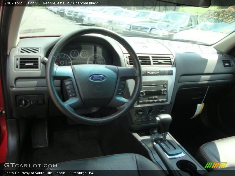 Redfire Metallic / Charcoal Black 2007 Ford Fusion SE