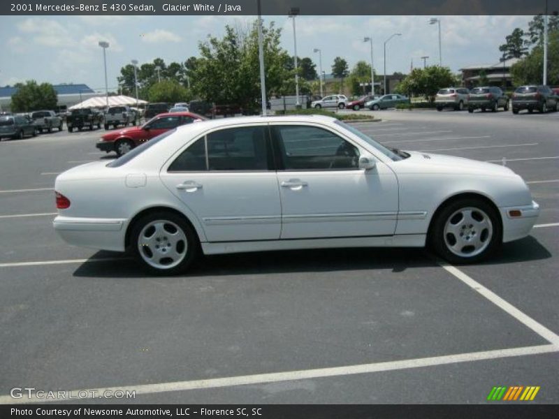 Glacier White / Java 2001 Mercedes-Benz E 430 Sedan