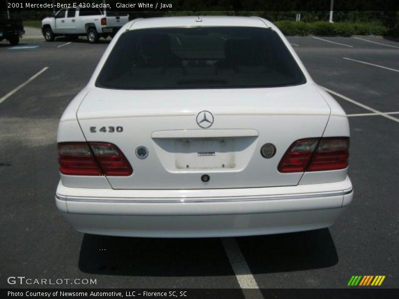 Glacier White / Java 2001 Mercedes-Benz E 430 Sedan