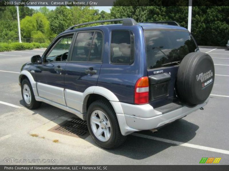 Catseye Blue Metallic / Gray 2003 Suzuki Grand Vitara