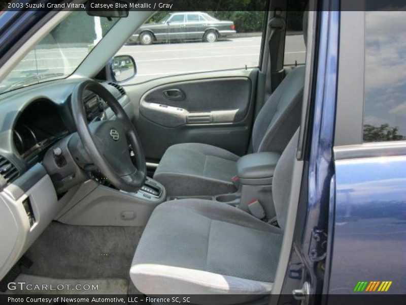 Catseye Blue Metallic / Gray 2003 Suzuki Grand Vitara