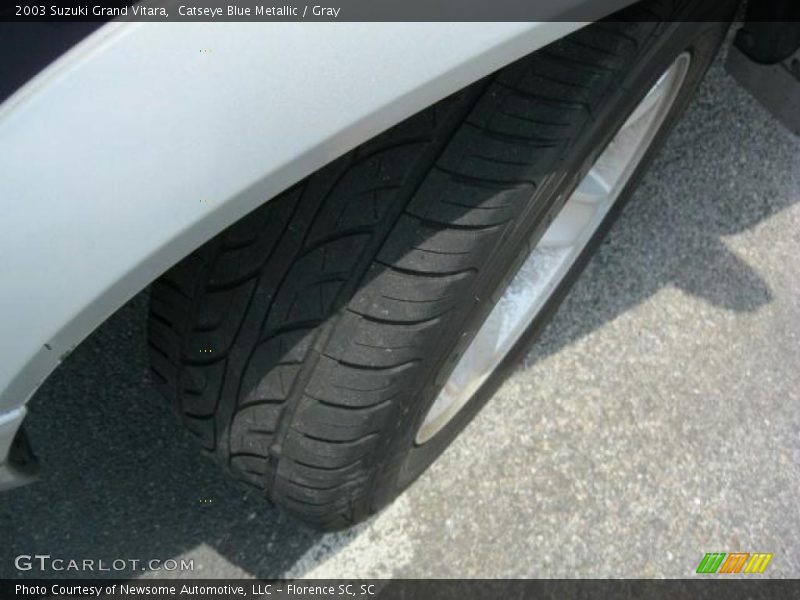Catseye Blue Metallic / Gray 2003 Suzuki Grand Vitara