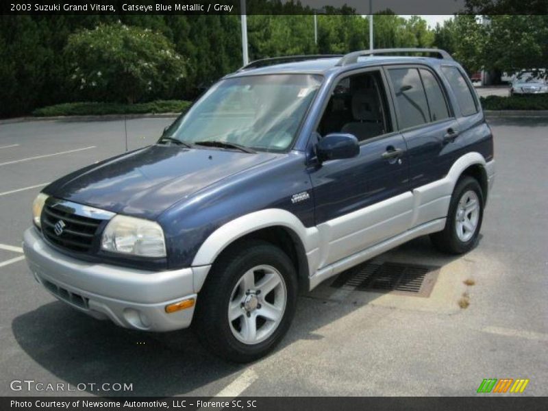 Catseye Blue Metallic / Gray 2003 Suzuki Grand Vitara
