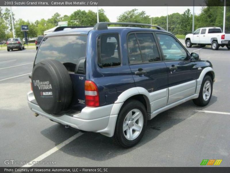 Catseye Blue Metallic / Gray 2003 Suzuki Grand Vitara