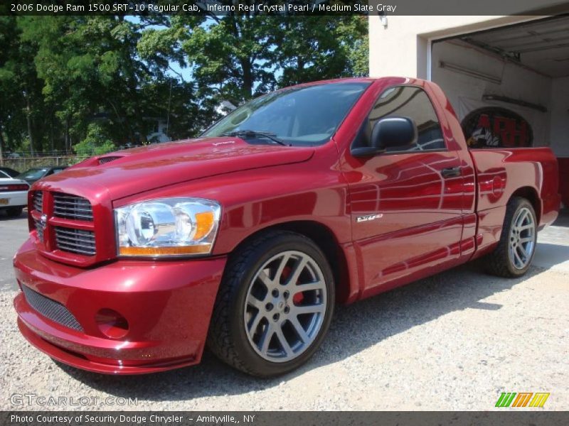 Inferno Red Crystal Pearl / Medium Slate Gray 2006 Dodge Ram 1500 SRT-10 Regular Cab