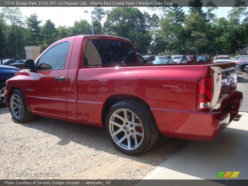 Inferno Red Crystal Pearl / Medium Slate Gray 2006 Dodge Ram 1500 SRT-10 Regular Cab