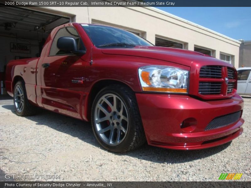 Inferno Red Crystal Pearl / Medium Slate Gray 2006 Dodge Ram 1500 SRT-10 Regular Cab