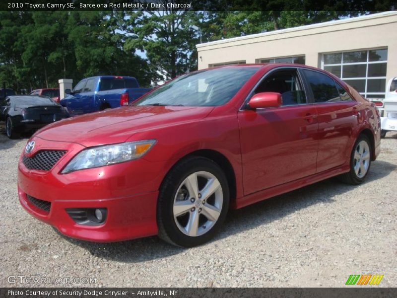 Barcelona Red Metallic / Dark Charcoal 2010 Toyota Camry SE