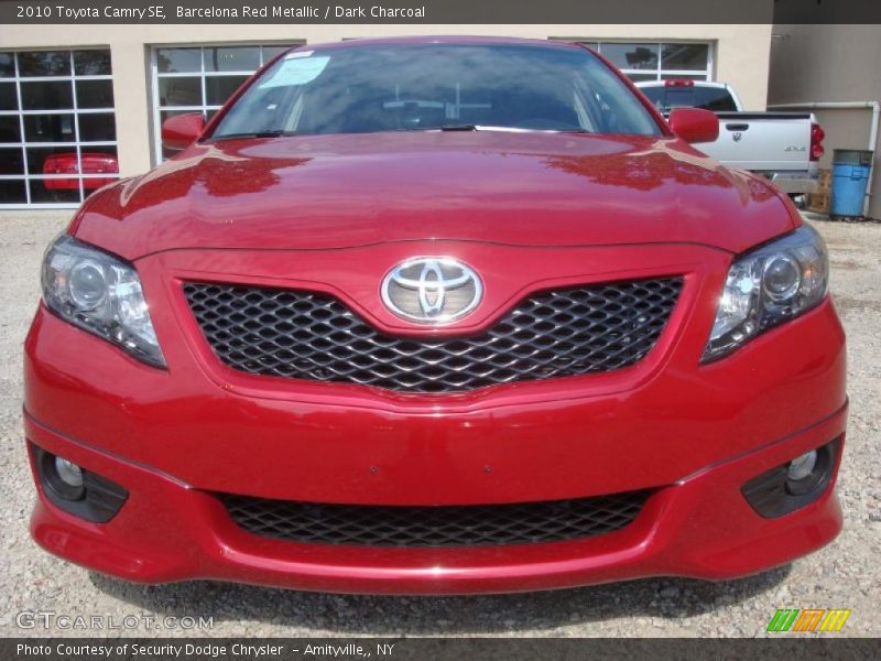 Barcelona Red Metallic / Dark Charcoal 2010 Toyota Camry SE