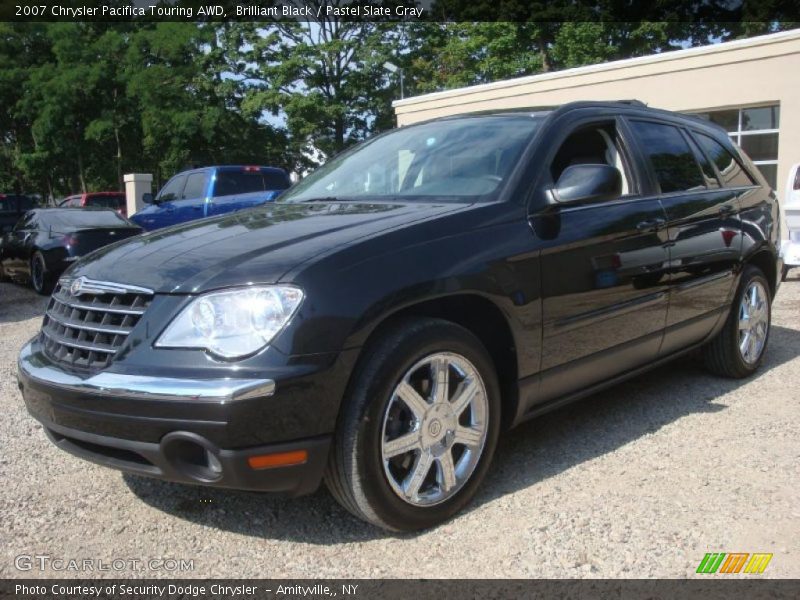 Brilliant Black / Pastel Slate Gray 2007 Chrysler Pacifica Touring AWD