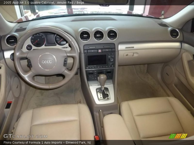Amulet Red / Beige 2005 Audi A4 3.0 quattro Cabriolet