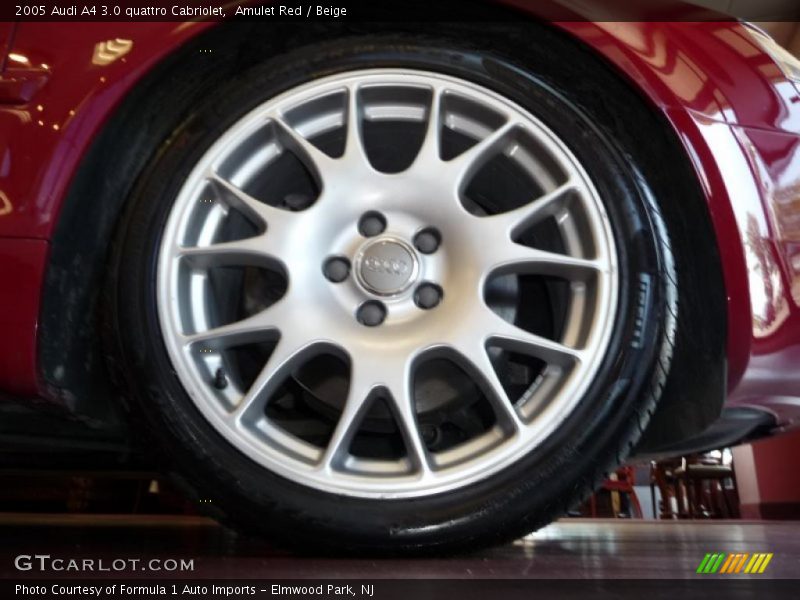 Amulet Red / Beige 2005 Audi A4 3.0 quattro Cabriolet