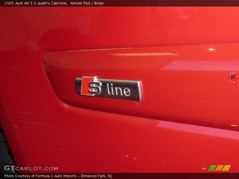 Amulet Red / Beige 2005 Audi A4 3.0 quattro Cabriolet