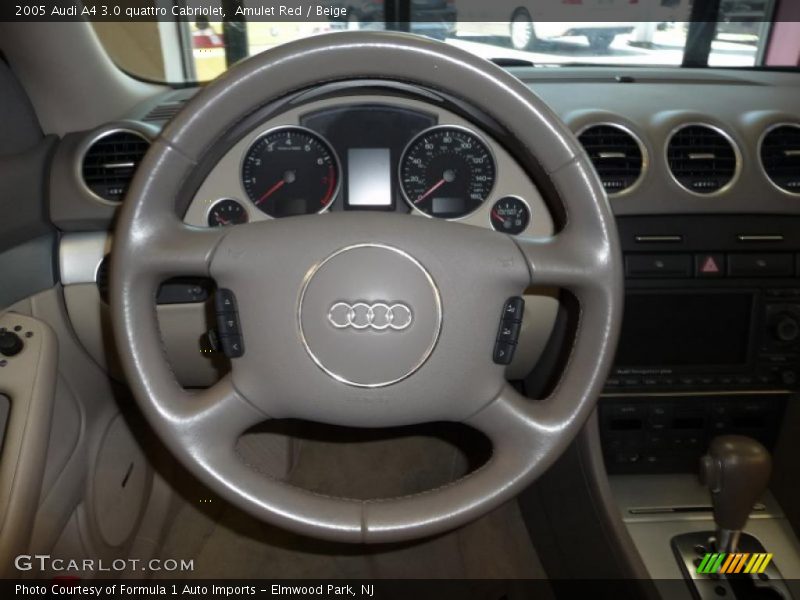 Amulet Red / Beige 2005 Audi A4 3.0 quattro Cabriolet